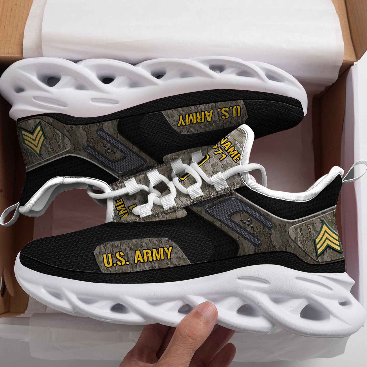 Ideafootwear US Army Max Soul Shoes Sneakers For Men And Women