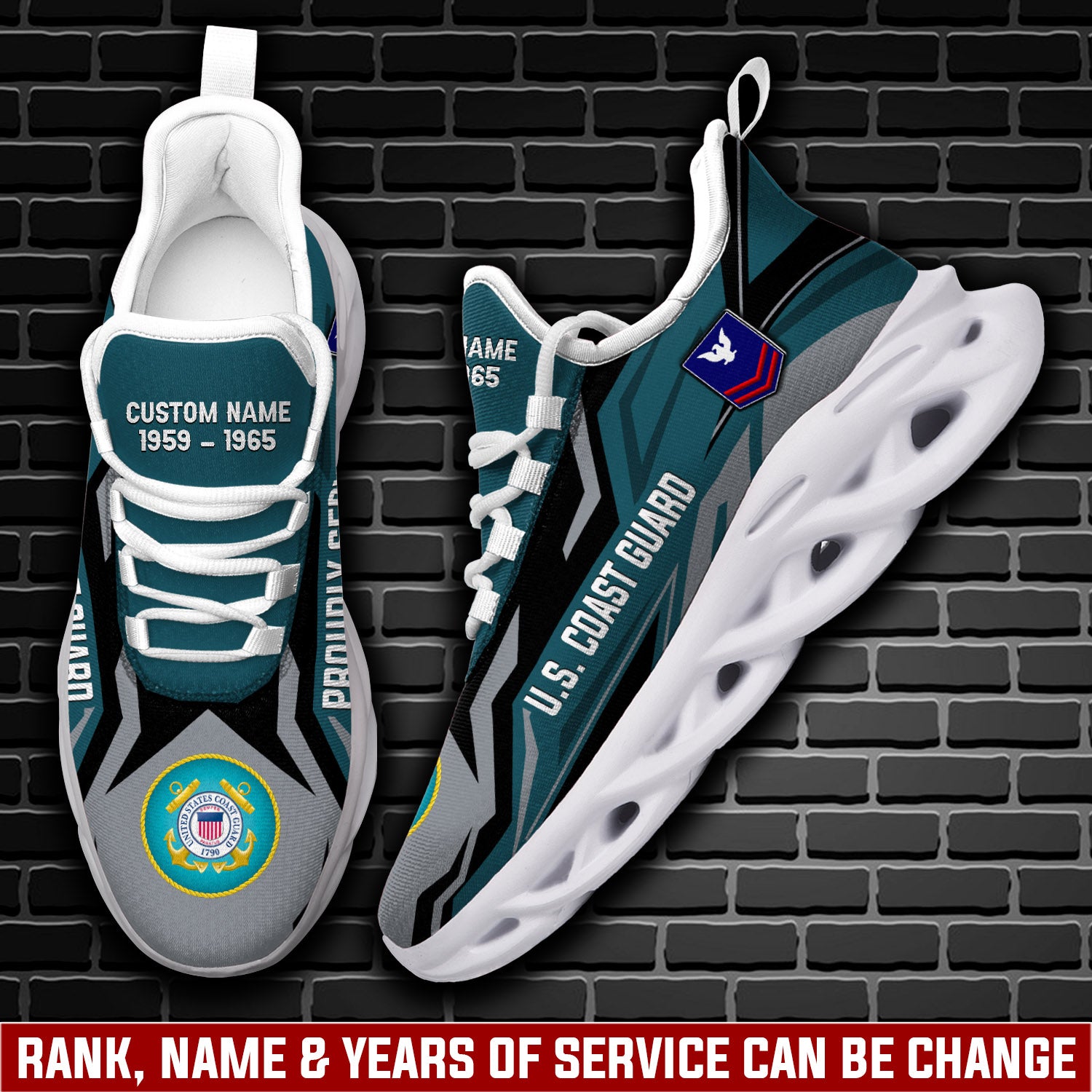 Ideafootwear US Coast Guard Max Soul Shoes Sneakers For Men And Women