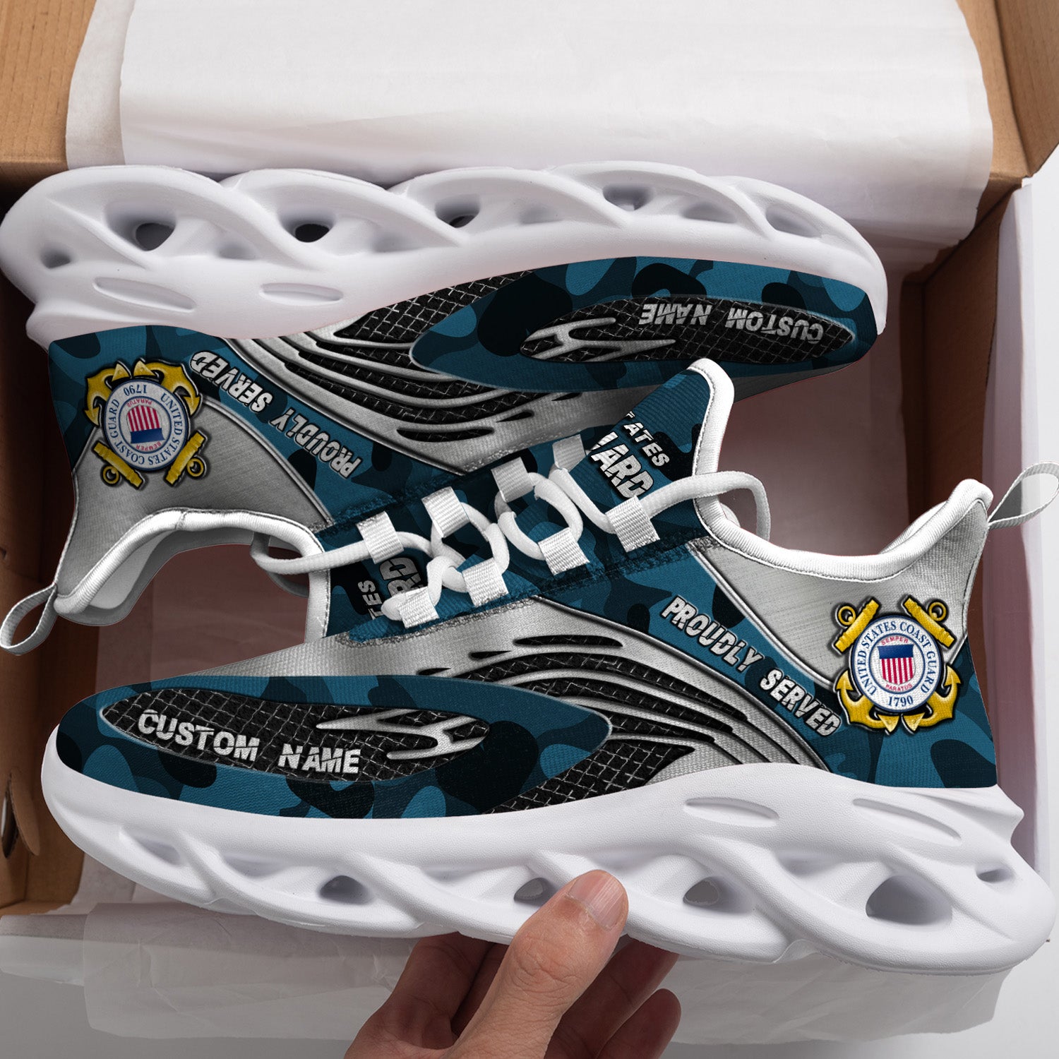 Ideafootwear US Coast Guard Max Soul Shoes Sneakers For Men And Women