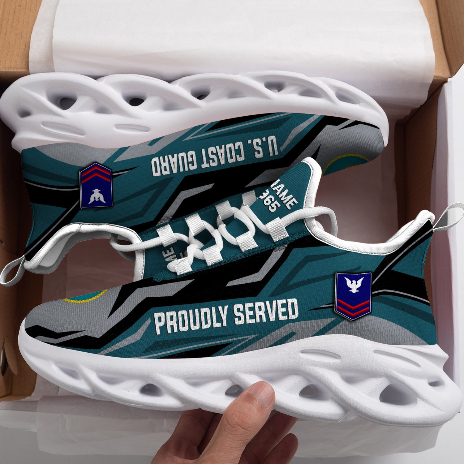 Ideafootwear US Coast Guard Max Soul Shoes Sneakers For Men And Women
