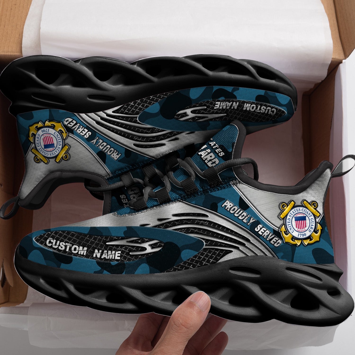 Ideafootwear US Coast Guard Max Soul Shoes Sneakers For Men And Women