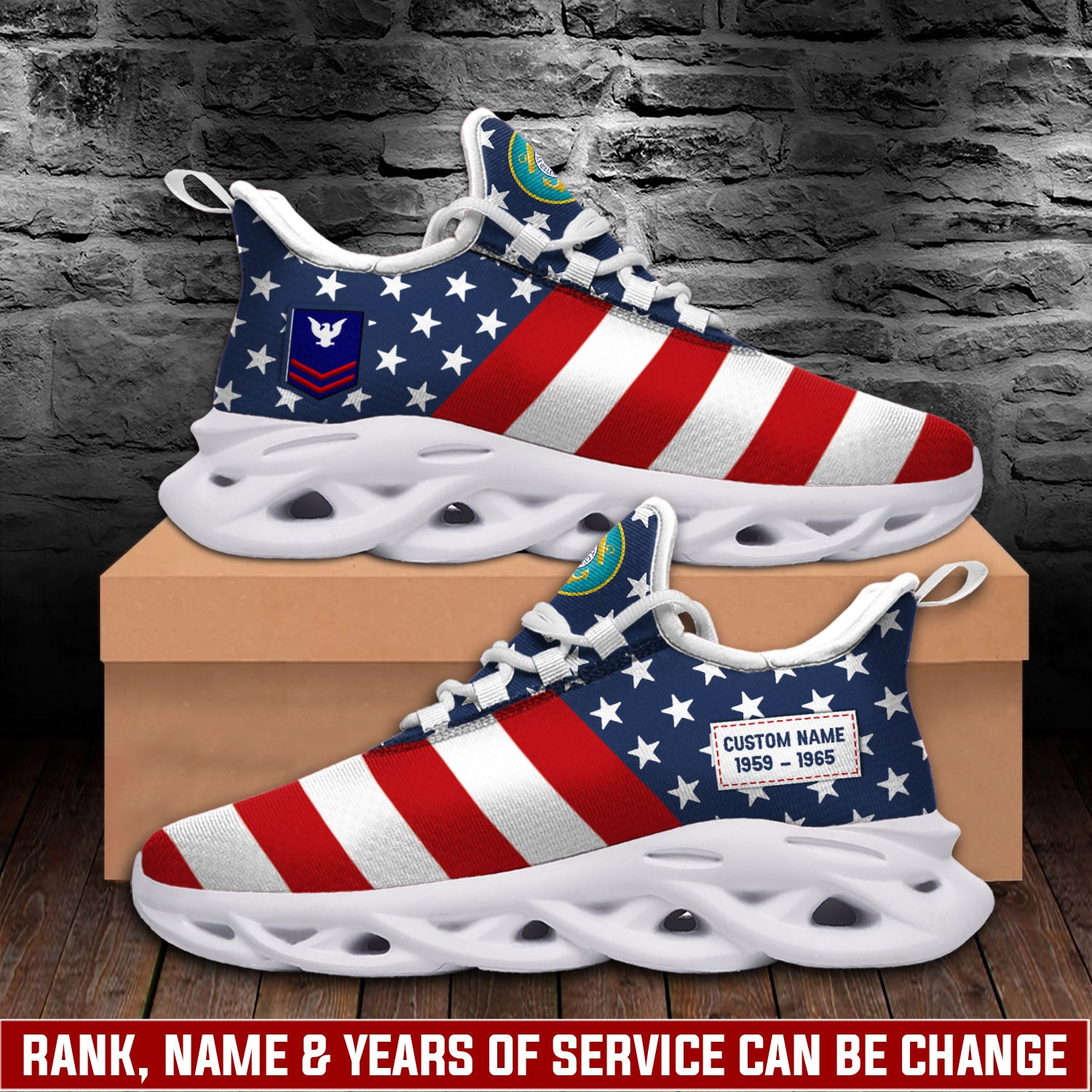 Ideafootwear US Coast Guard Max Soul Shoes Sneakers For Men And Women