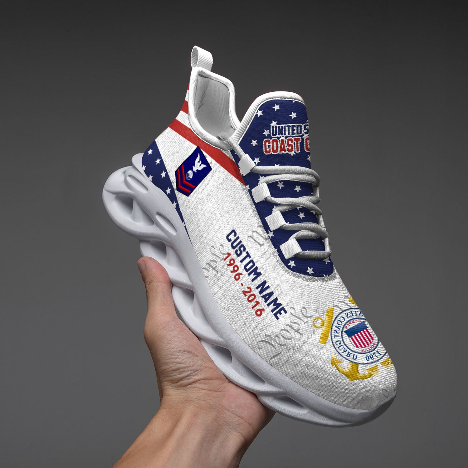 Ideafootwear US Coast Guard Max Soul Shoes Sneakers For Men And Women