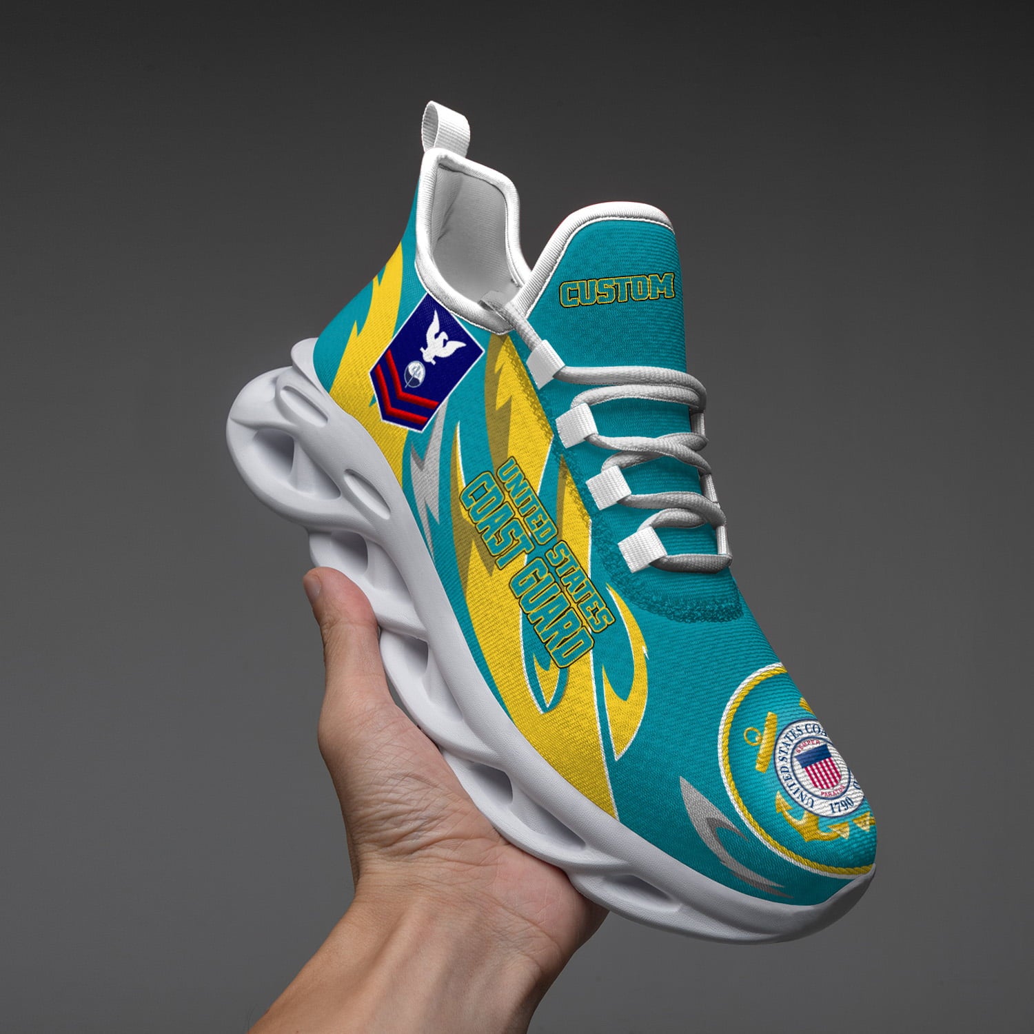 Ideafootwear US Coast Guard Max Soul Shoes Sneakers For Men And Women