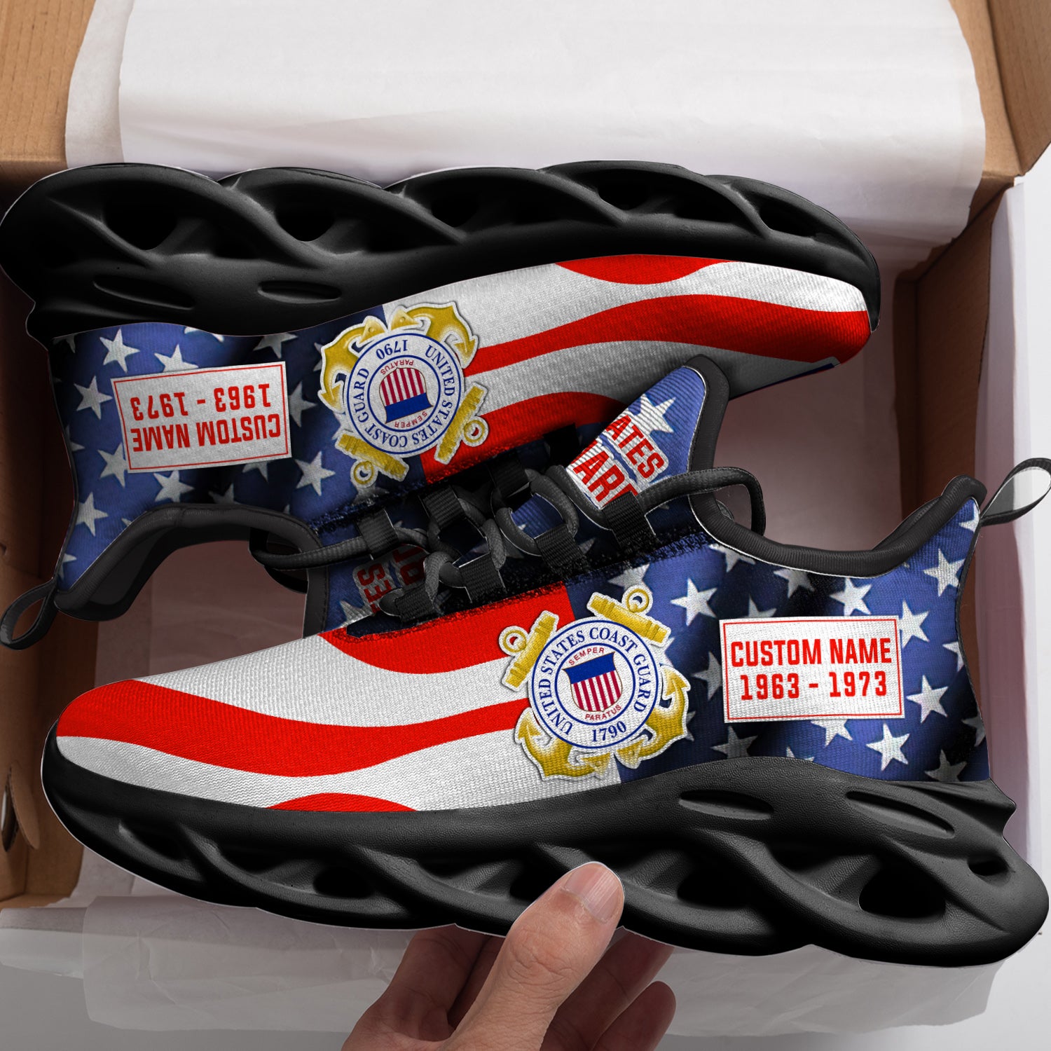 Ideafootwear US Coast Guard Max Soul Shoes Sneakers For Men And Women