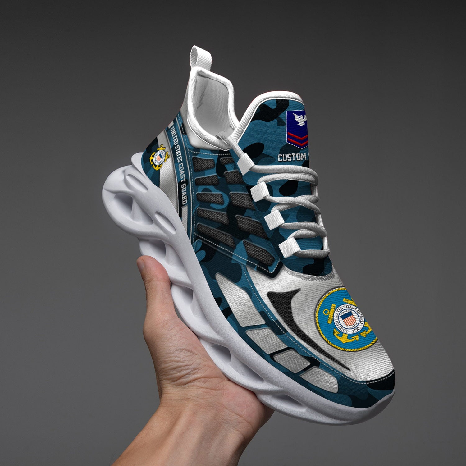 Ideafootwear US Coast Guard Max Soul Shoes Sneakers For Men And Women