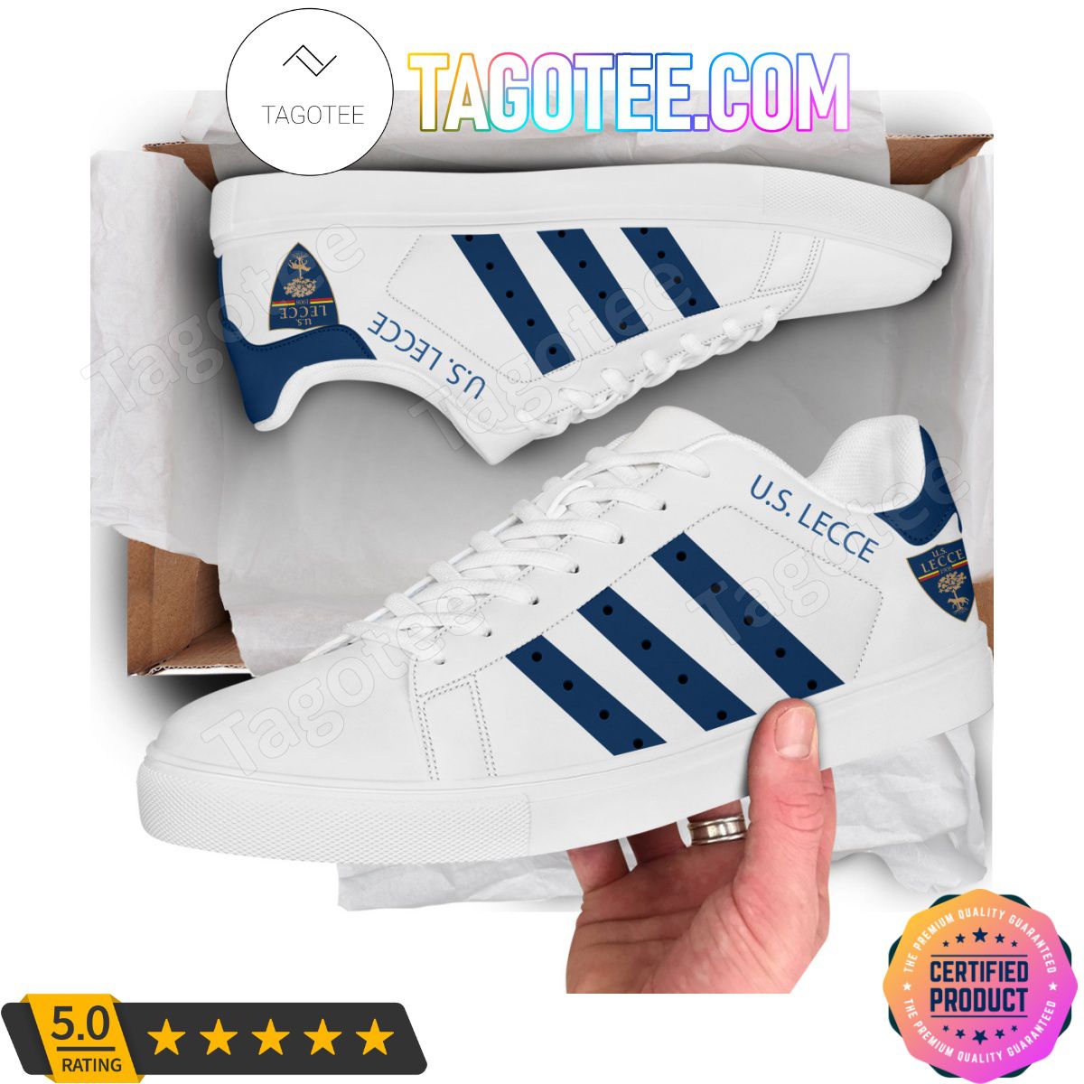 Ideafootwear US Lecce Skate Stan Shoes Sneakes For Men And Women