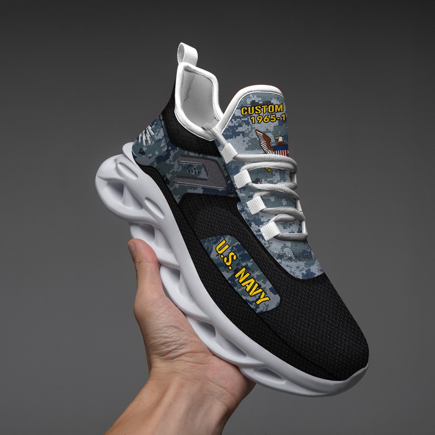 Ideafootwear US Navy Max Soul Shoes Sneakers For Men And Women