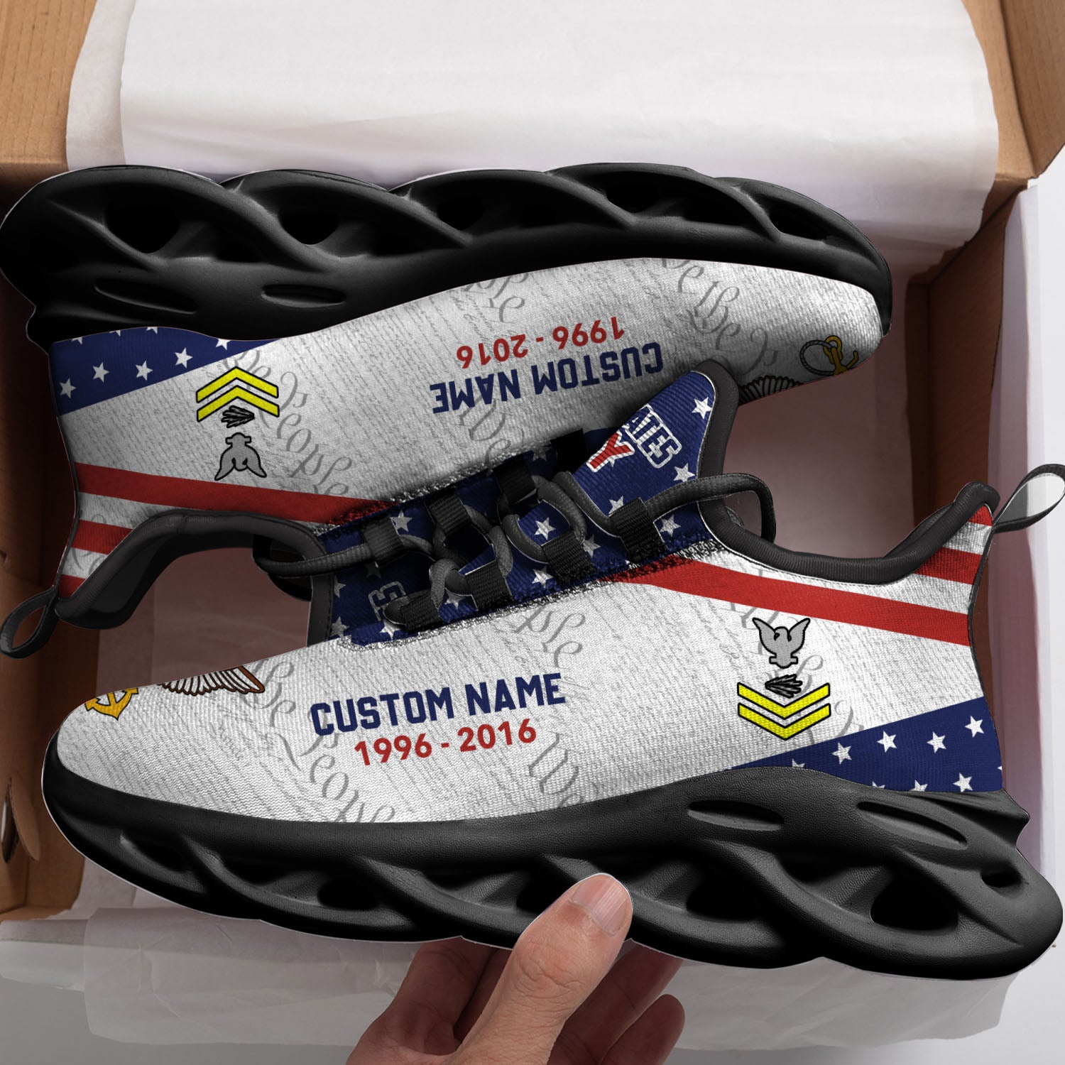 Ideafootwear US Navy Max Soul Shoes Sneakers For Men And Women