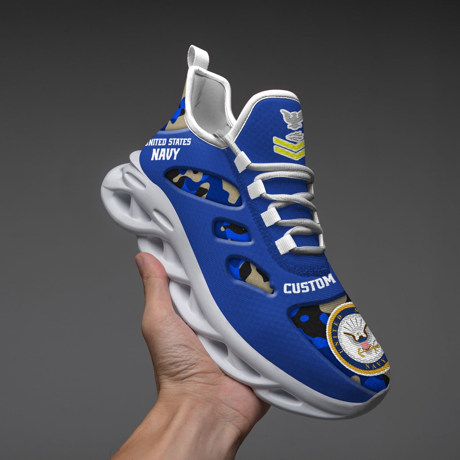 Ideafootwear US Navy Max Soul Shoes Sneakers For Men And Women