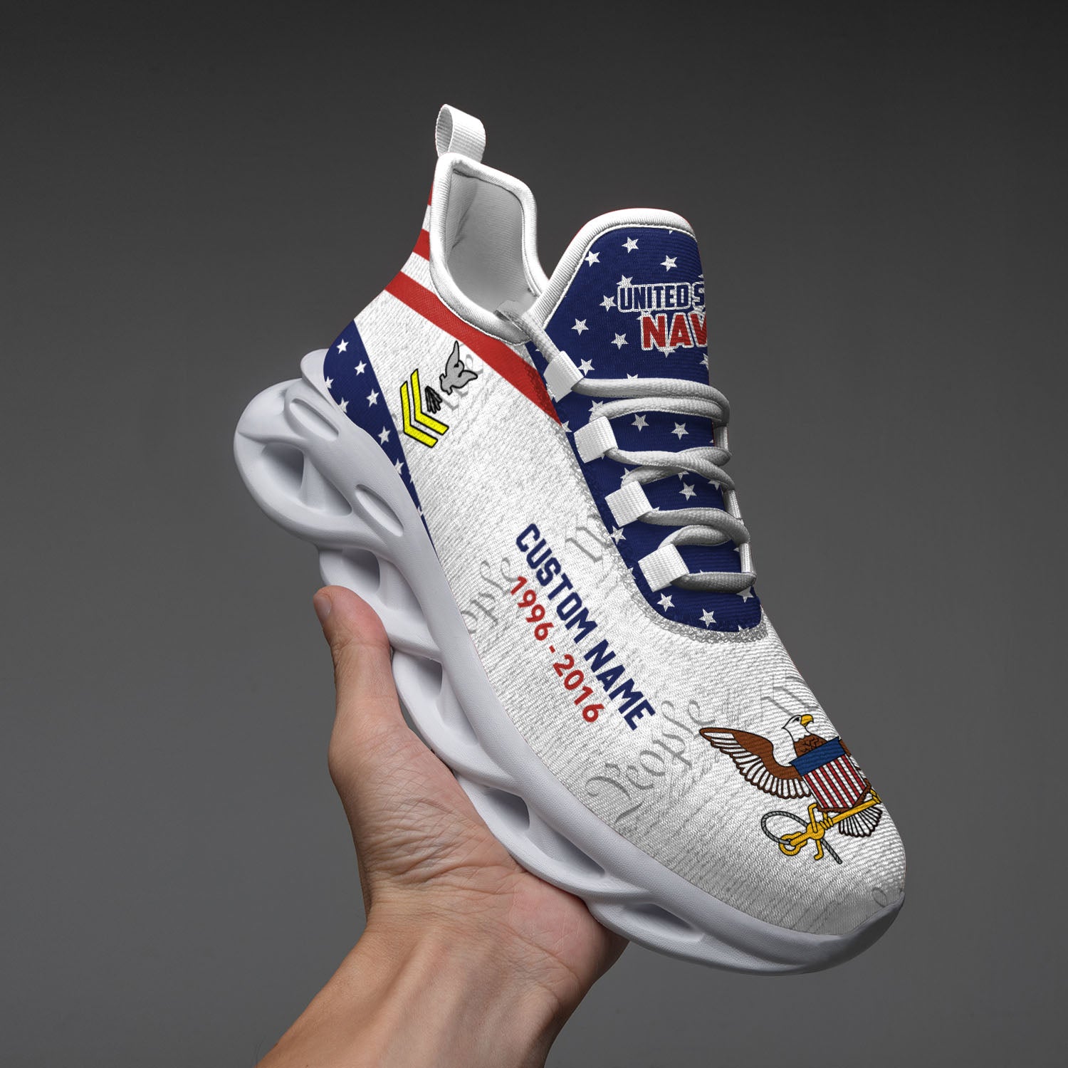 Ideafootwear US Navy Max Soul Shoes Sneakers For Men And Women