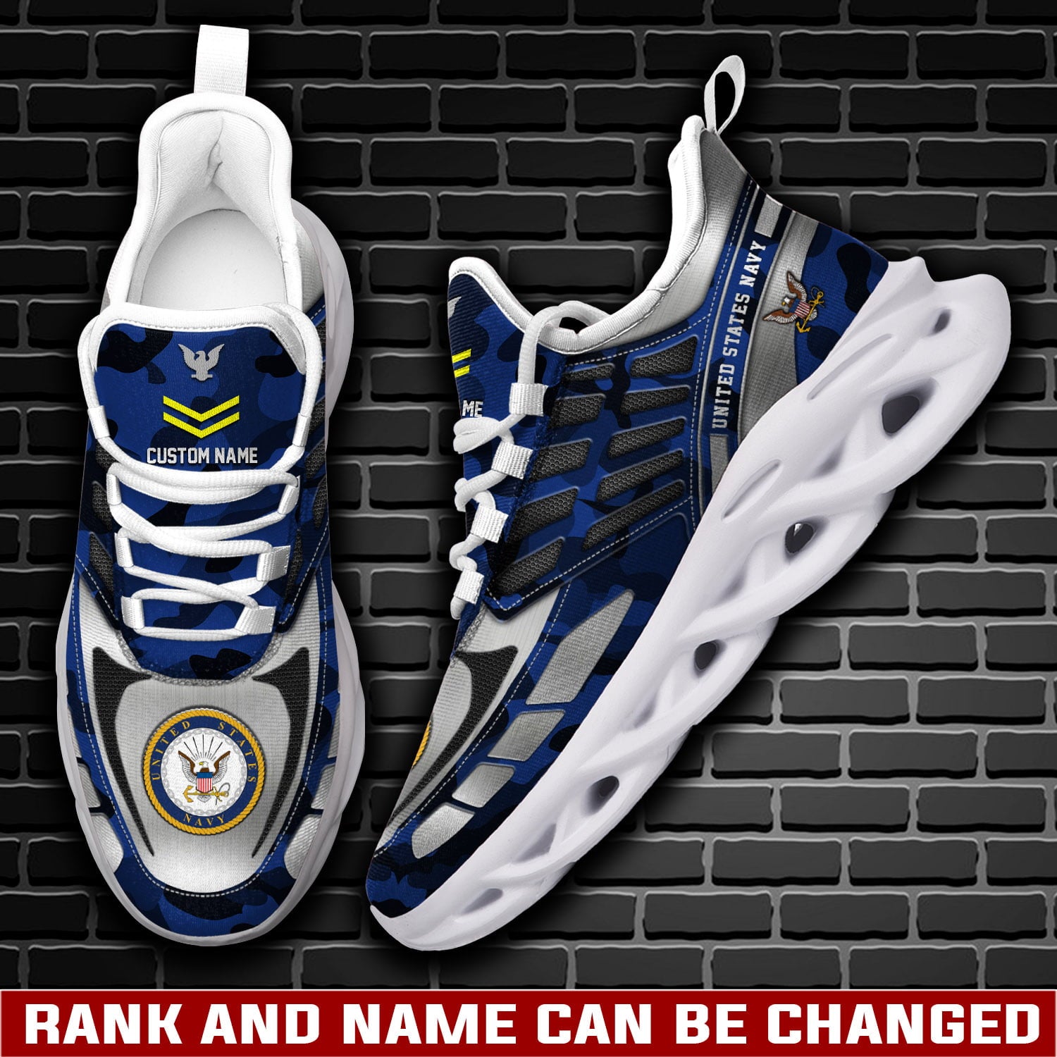 Ideafootwear US Navy Max Soul Shoes Sneakers For Men And Women