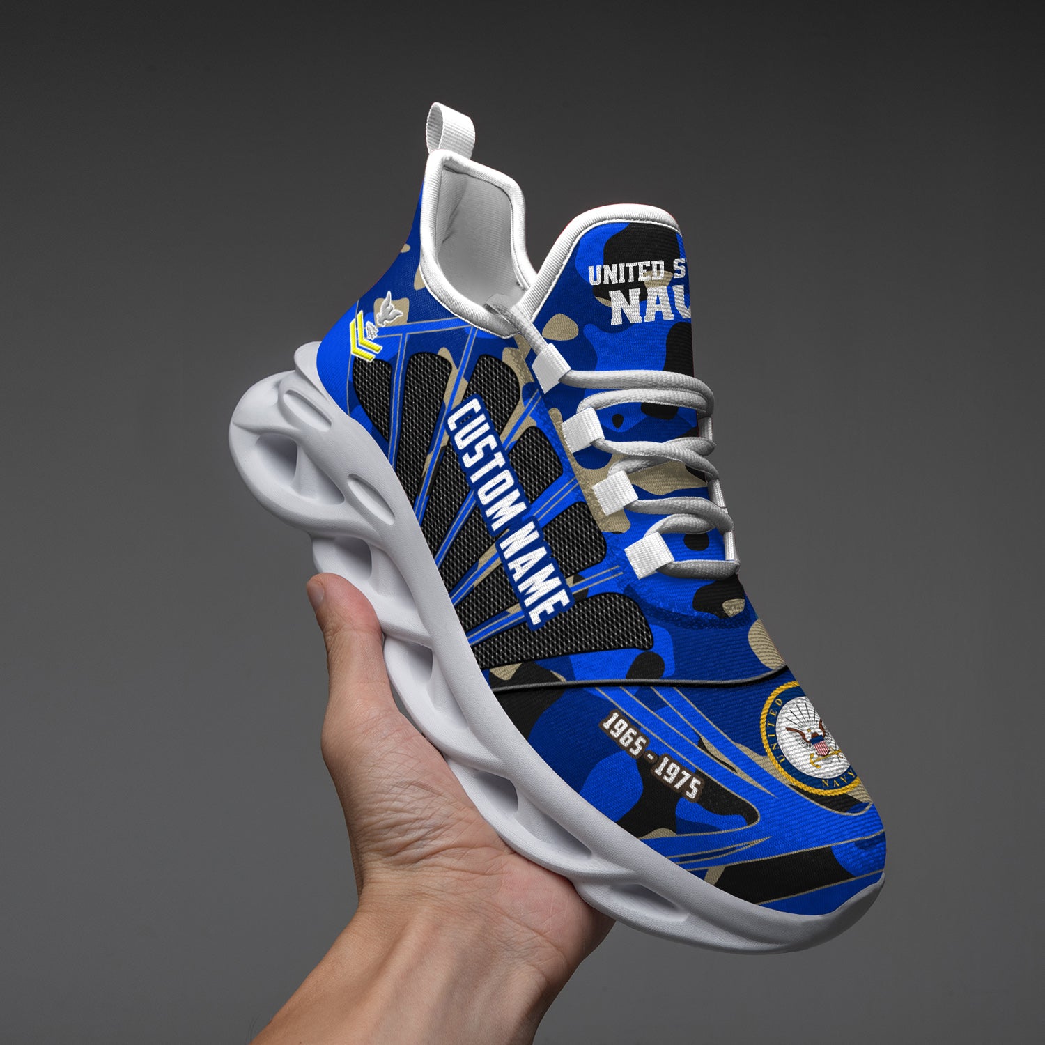 Ideafootwear US Navy Max Soul Shoes Sneakers For Men And Women