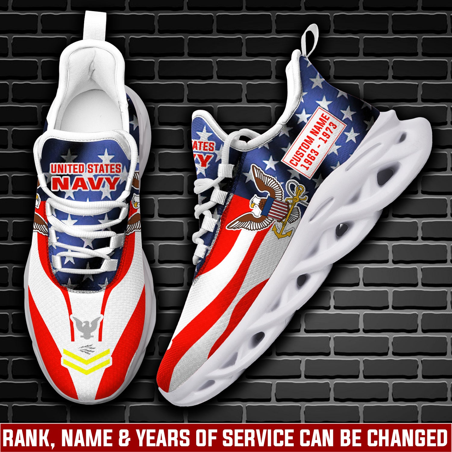 Ideafootwear US Navy Max Soul Shoes Sneakers For Men And Women