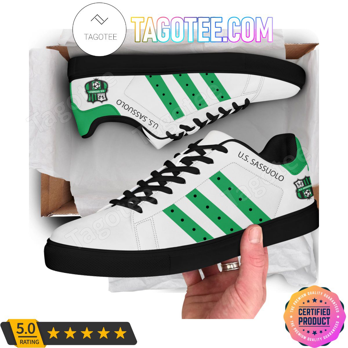 Ideafootwear US Sassuolo Skate Stan Shoes Sneakes For Men And Women