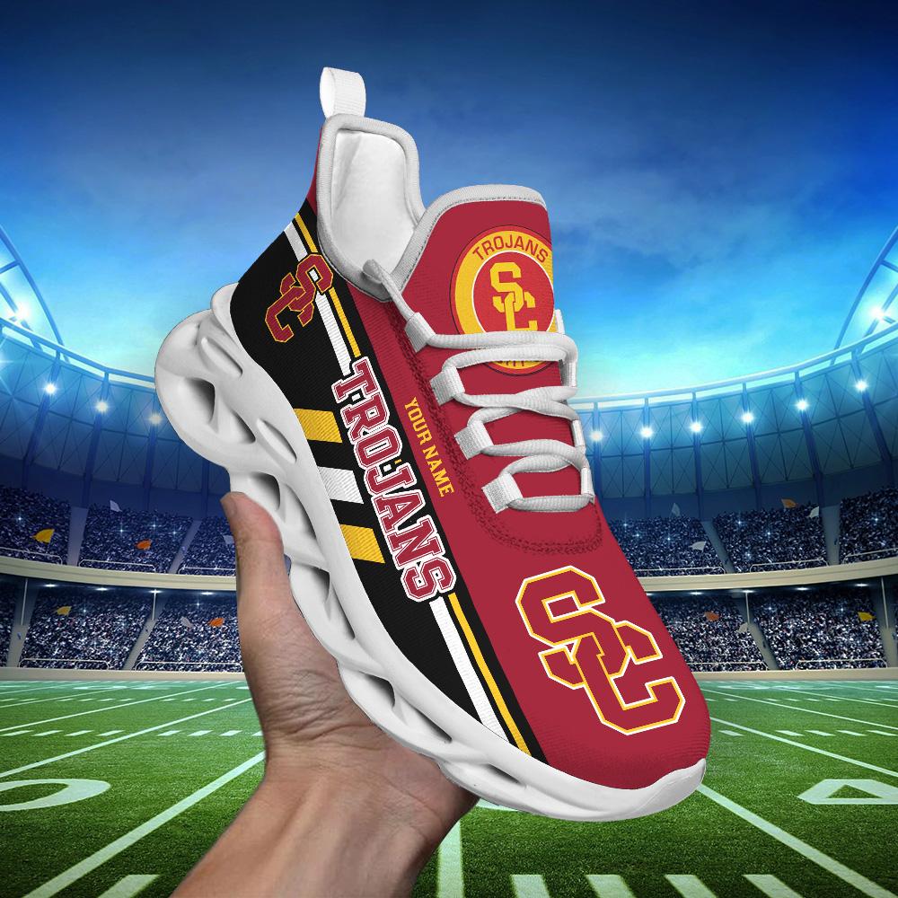 Ideafootwear USC Trojans Max Soul Shoes Sneakers For Men And Women
