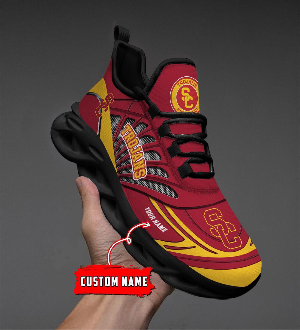 Ideafootwear USC Trojans Max Soul Shoes Sneakers For Men And Women