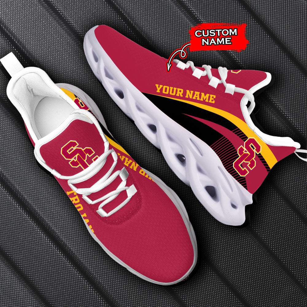 Ideafootwear USC Trojans NCAA Max Soul Shoes Sneakers For Men And Women