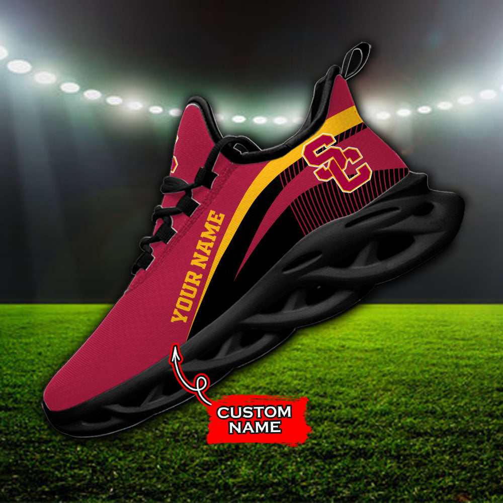 Ideafootwear USC Trojans NCAA Max Soul Shoes Sneakers For Men And Women