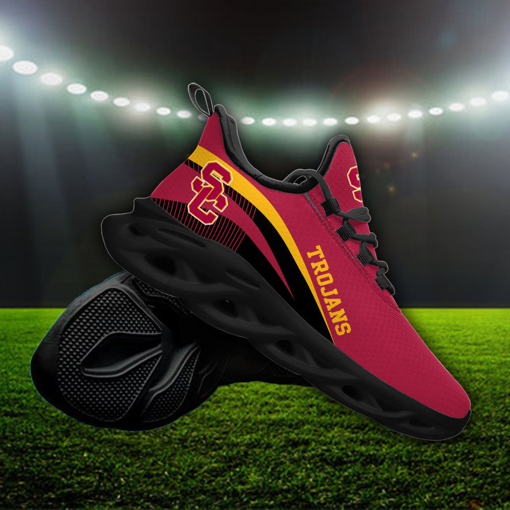 Ideafootwear USC Trojans NCAA Max Soul Shoes Sneakers For Men And Women