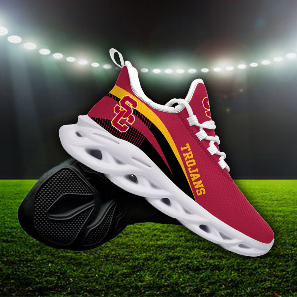 Ideafootwear USC Trojans NCAA Max Soul Shoes Sneakers For Men And Women