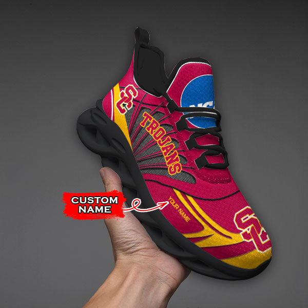 Ideafootwear USC Trojans NCAA Max Soul Shoes Sneakers For Men And Women
