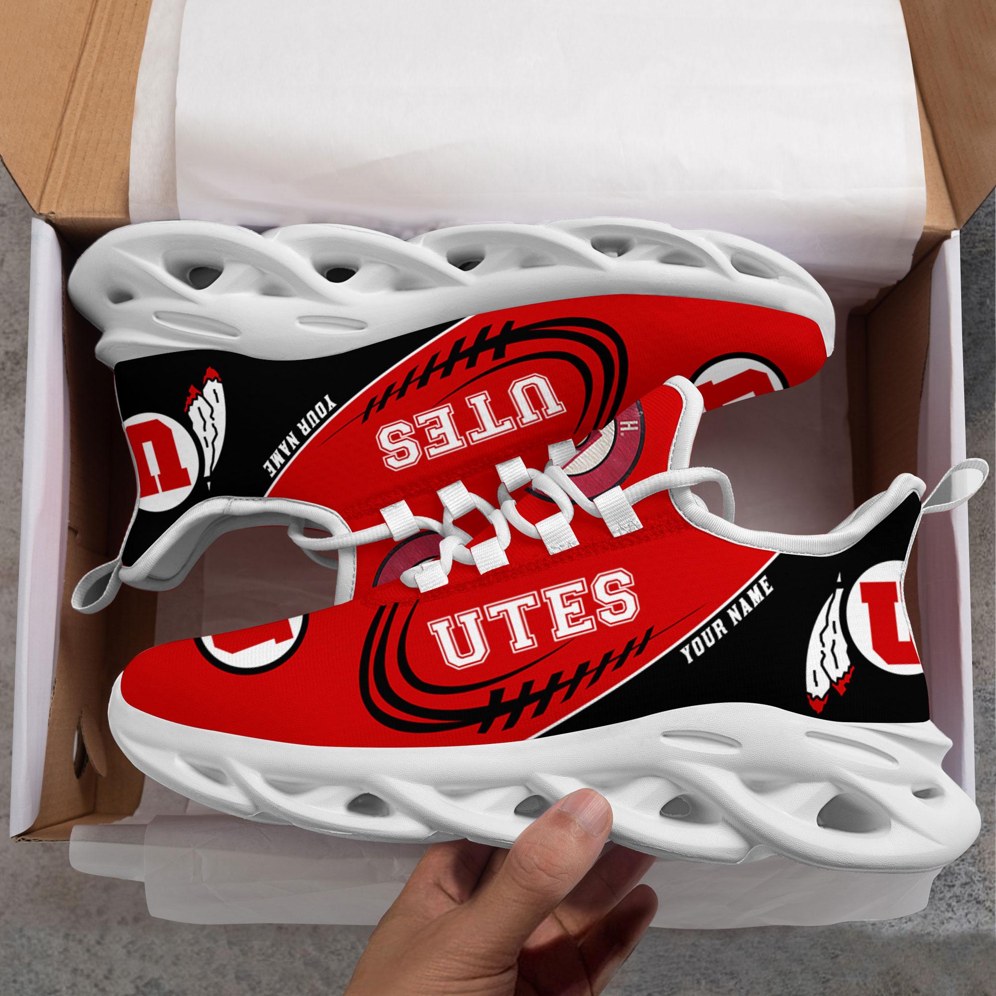 Ideafootwear Utah Utes Max Soul Shoes Sneakers For Men And Women