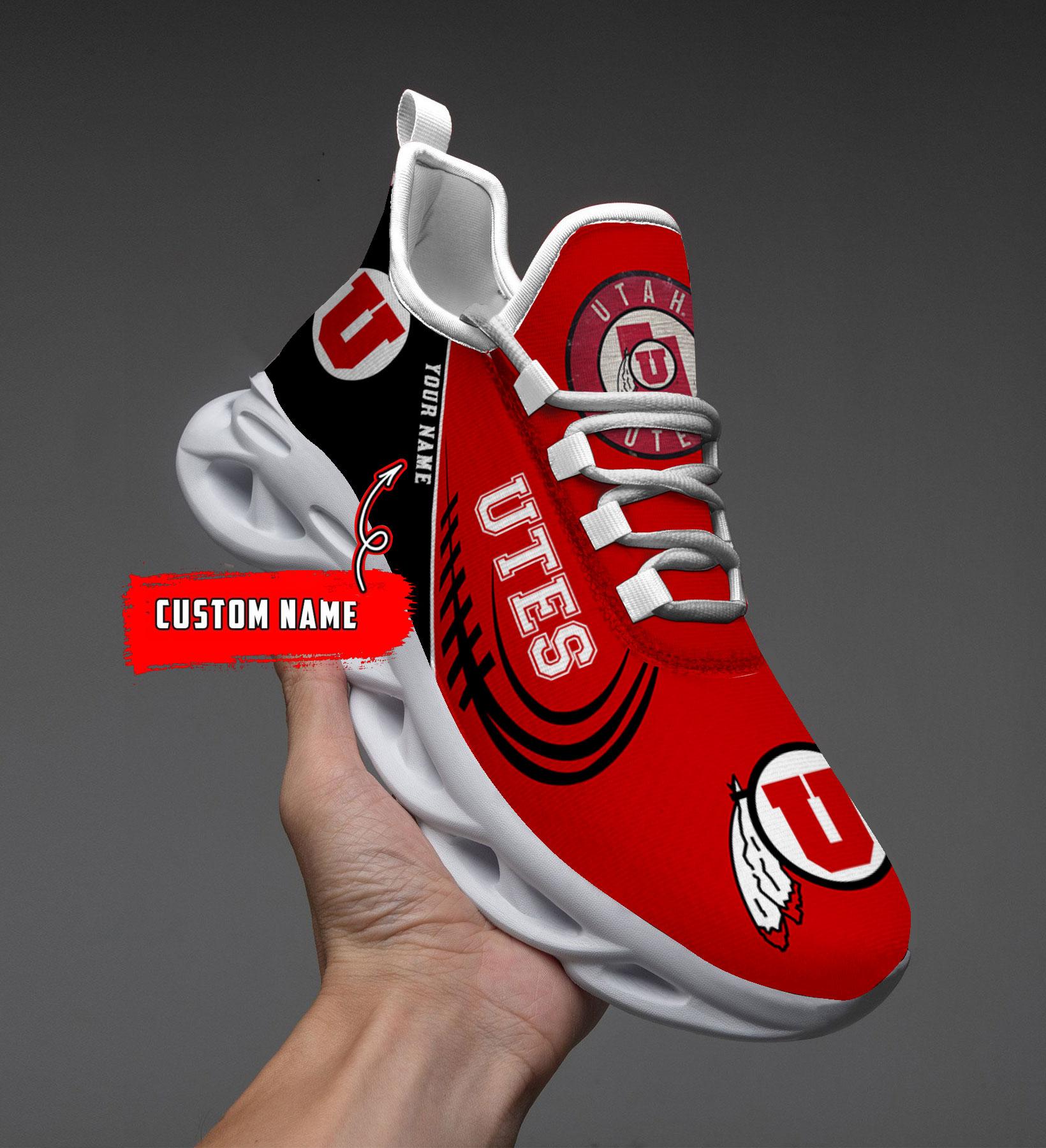 Ideafootwear Utah Utes Max Soul Shoes Sneakers For Men And Women