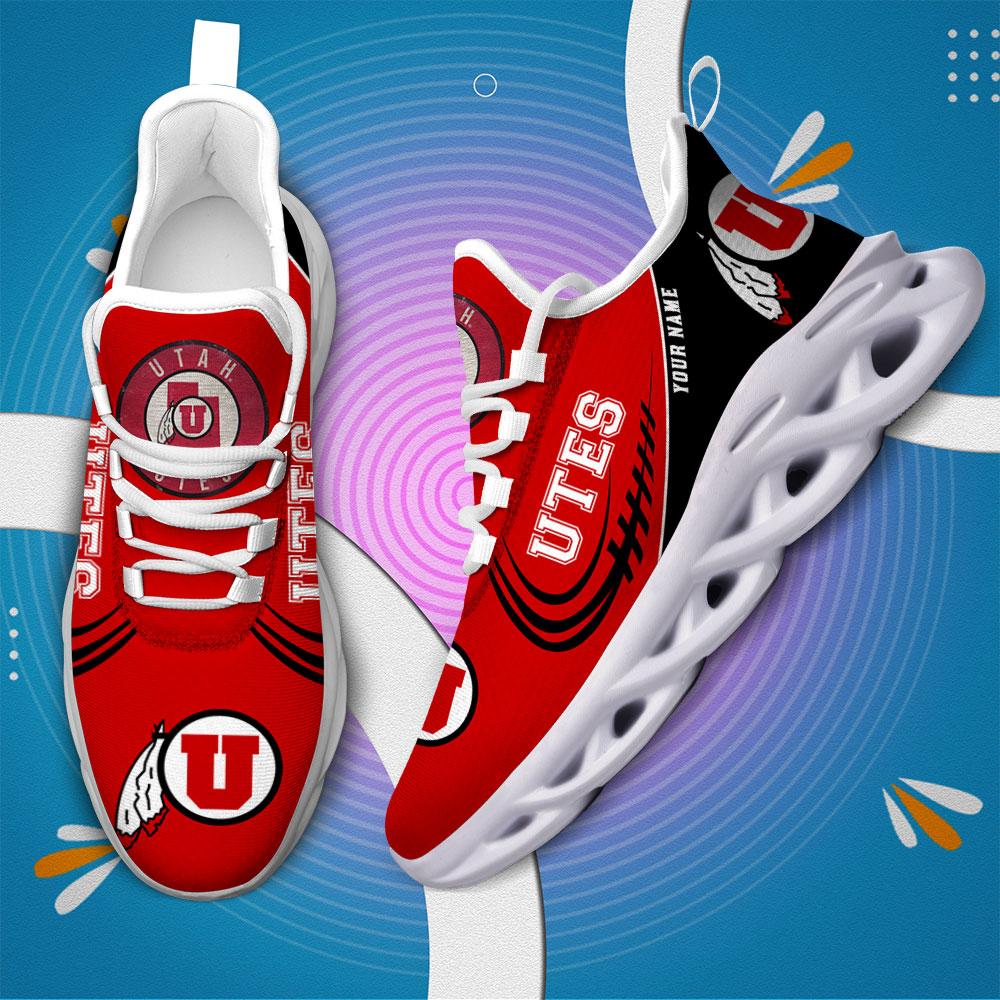 Ideafootwear Utah Utes Max Soul Shoes Sneakers For Men And Women