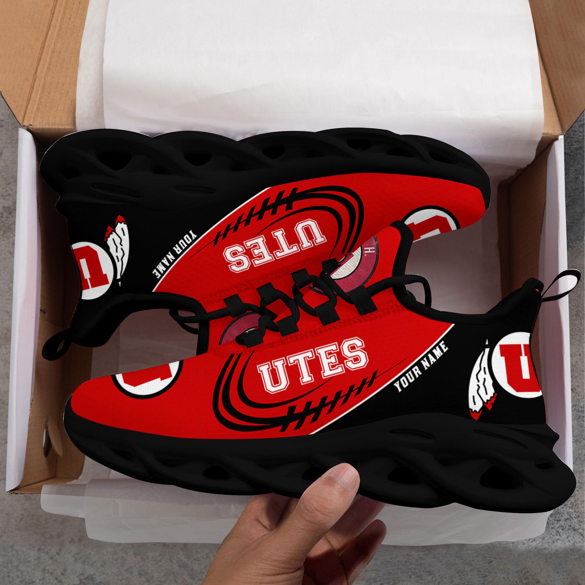 Ideafootwear Utah Utes Max Soul Shoes Sneakers For Men And Women