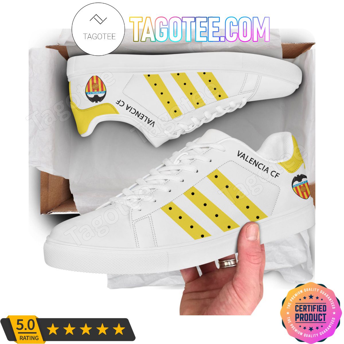 Ideafootwear Valencia CF Skate Stan Shoes Sneakes For Men And Women