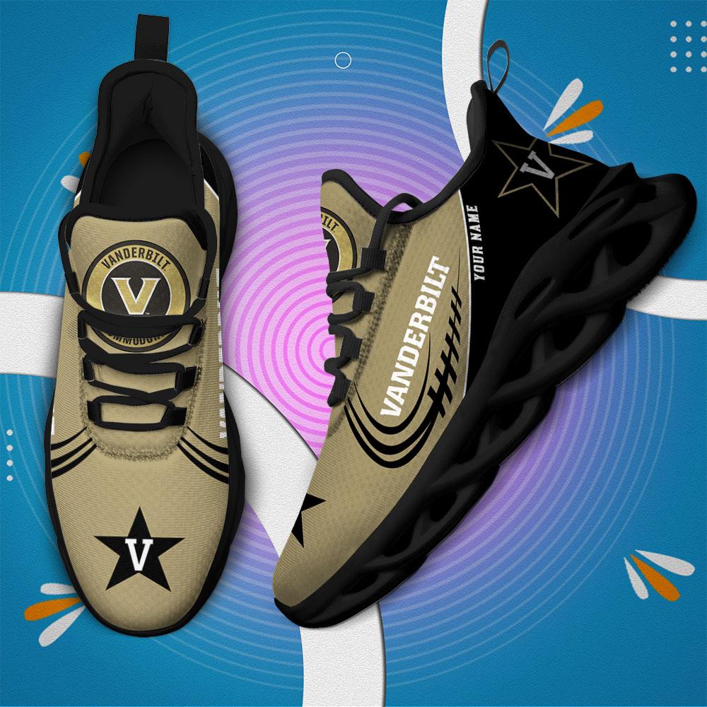 Ideafootwear Vanderbilt Commodores Max Soul Shoes Sneakers For Men And Women