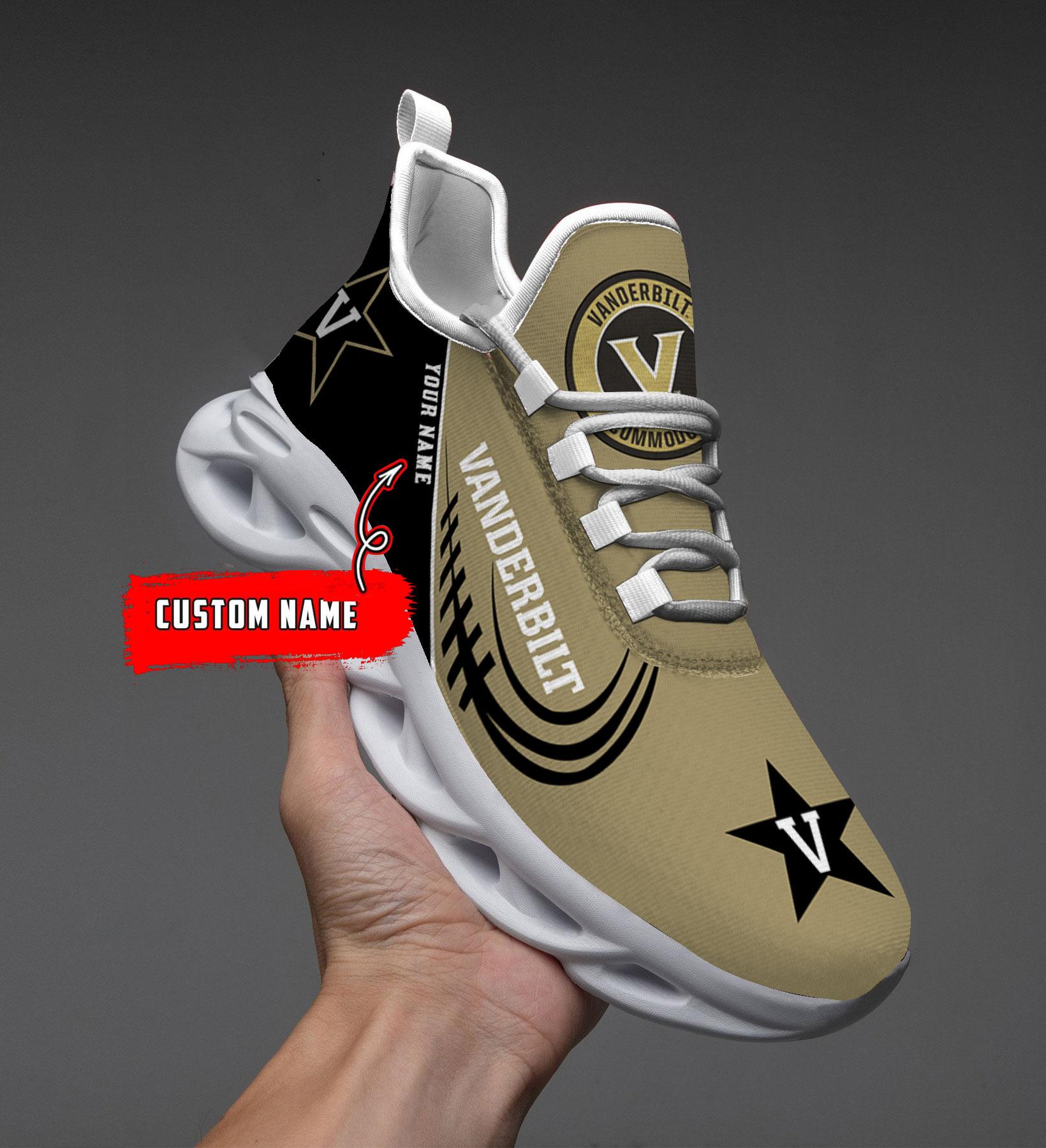 Ideafootwear Vanderbilt Commodores Max Soul Shoes Sneakers For Men And Women