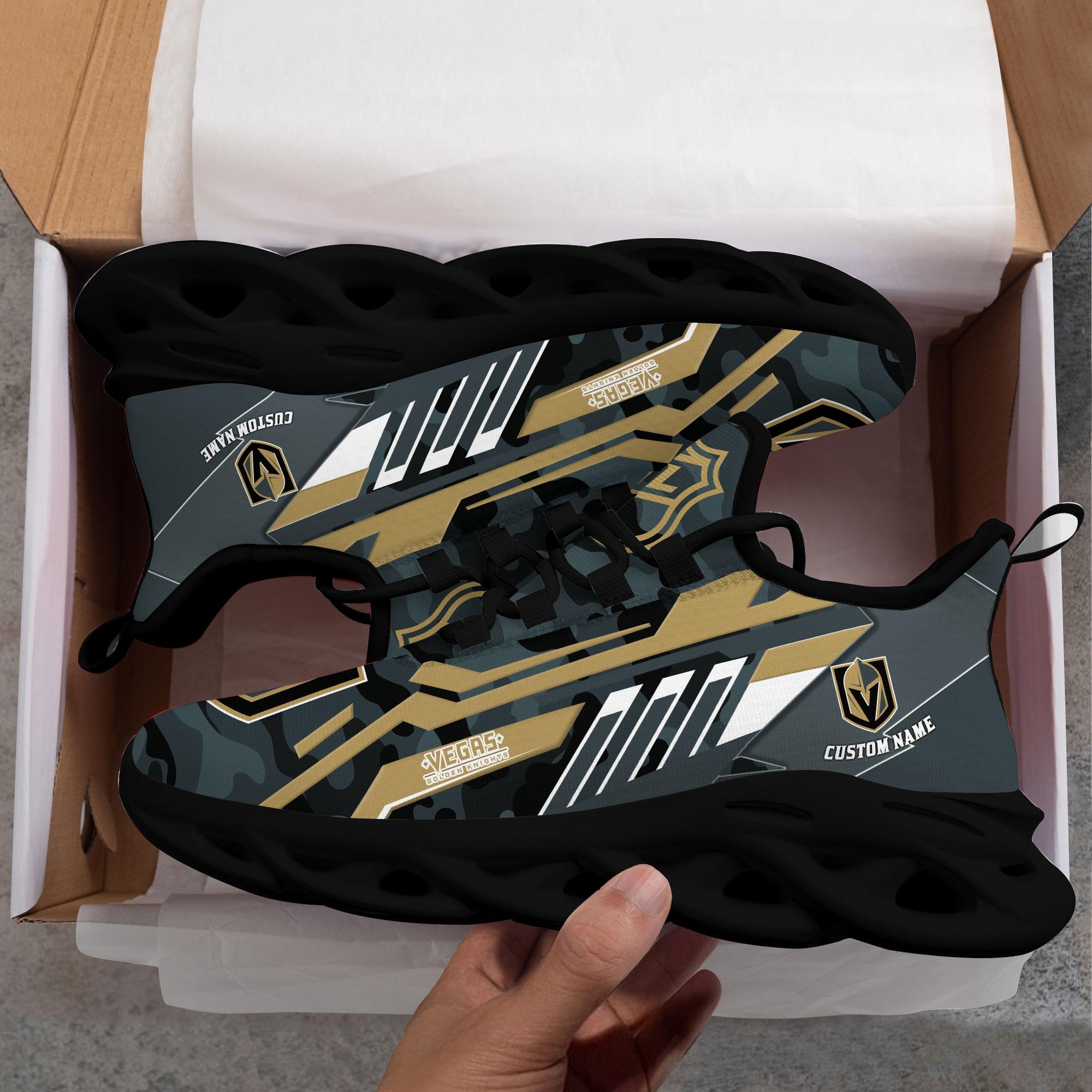 Ideafootwear Vegas Golden Knights Max Soul Shoes Sneakers For Men And Women