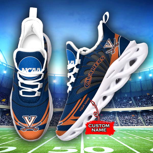 Ideafootwear Virginia Cavaliers NCAA Max Soul Shoes Sneakers For Men And Women