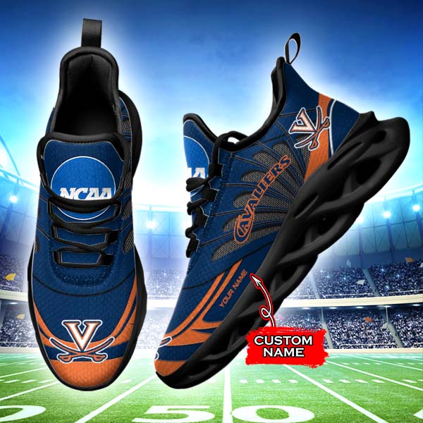 Ideafootwear Virginia Cavaliers NCAA Max Soul Shoes Sneakers For Men And Women