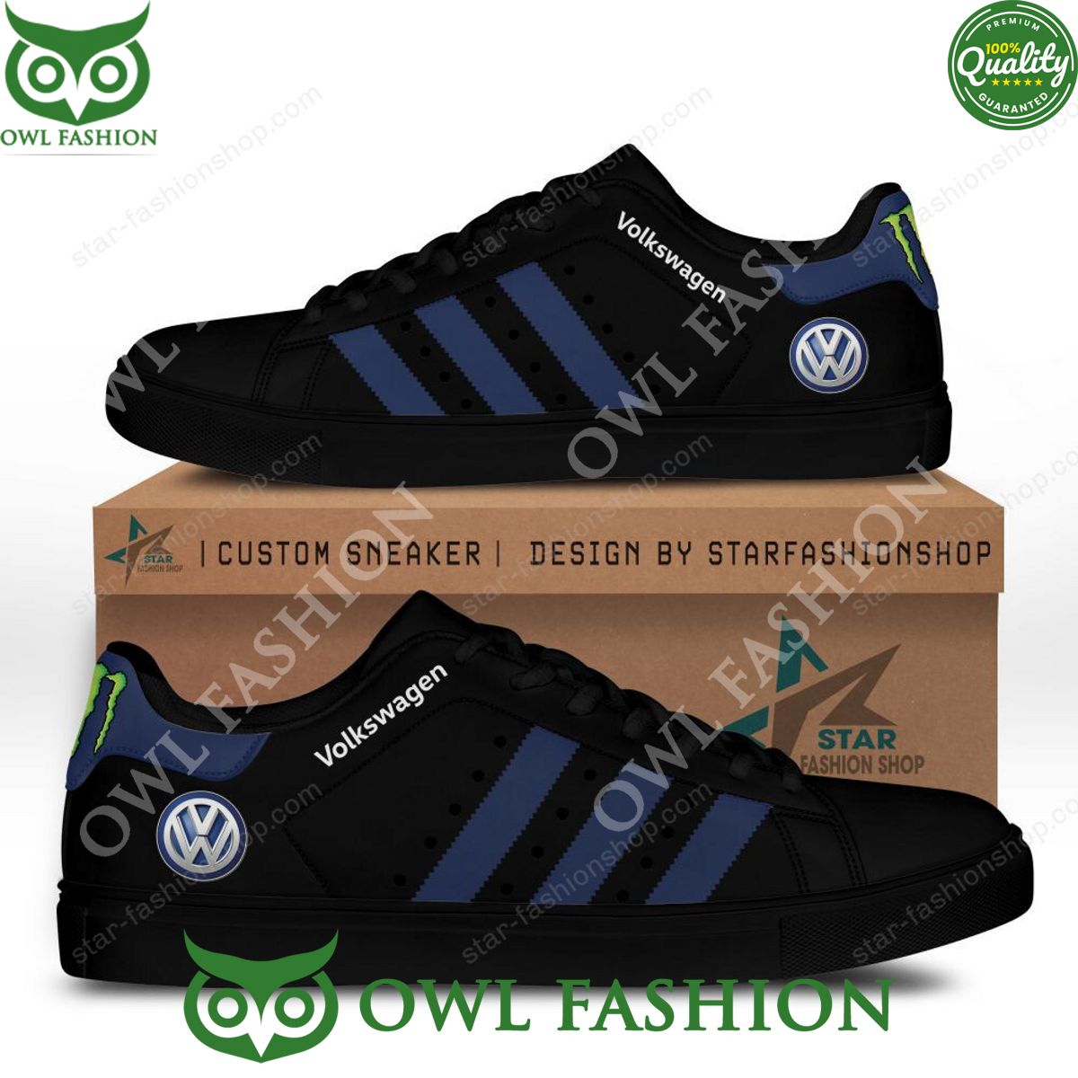 Ideafootwear Volkswagen Automotive Skate Stan Shoes Sneakes For Men And Women
