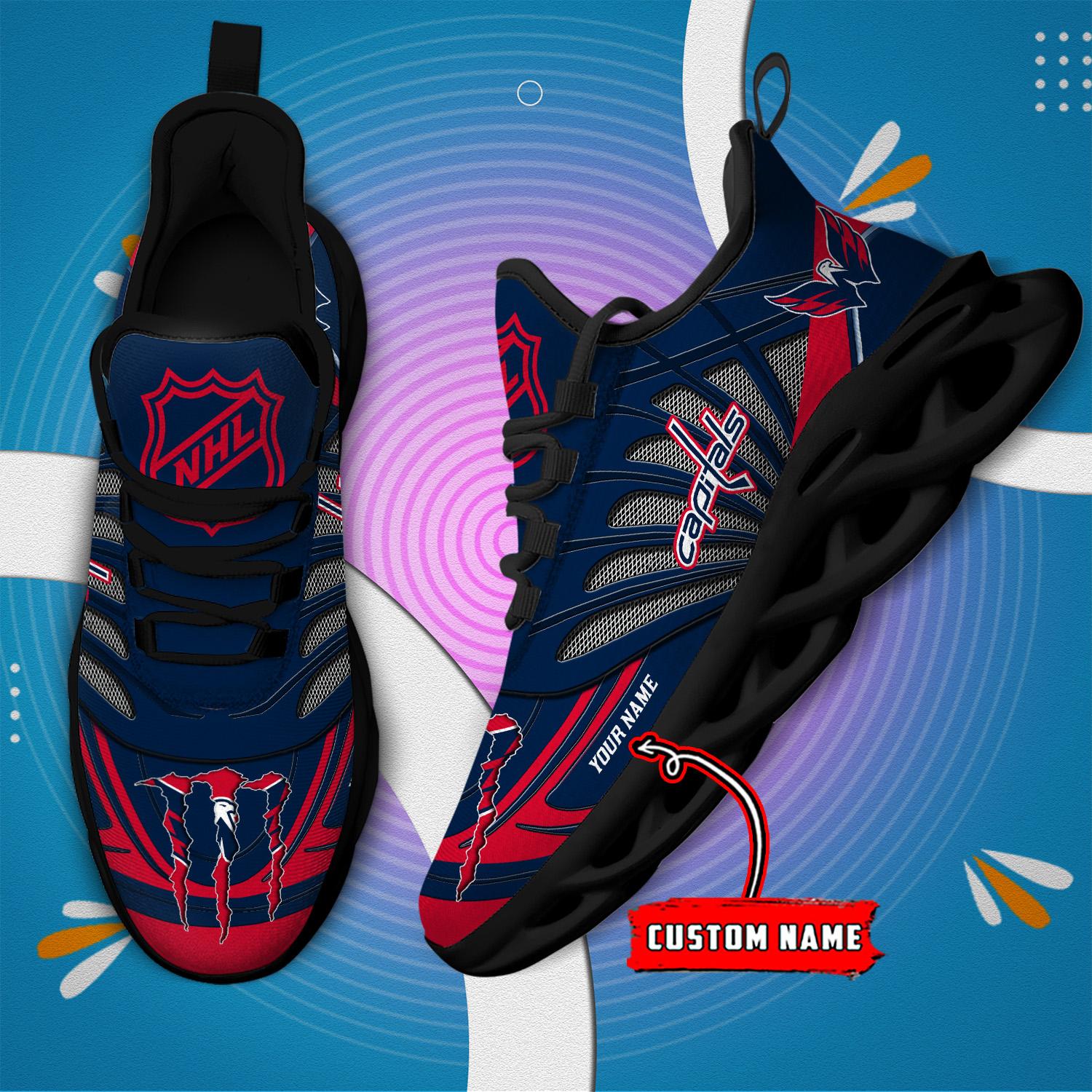 Ideafootwear Washington Capitals Max Soul Shoes Sneakers For Men And Women