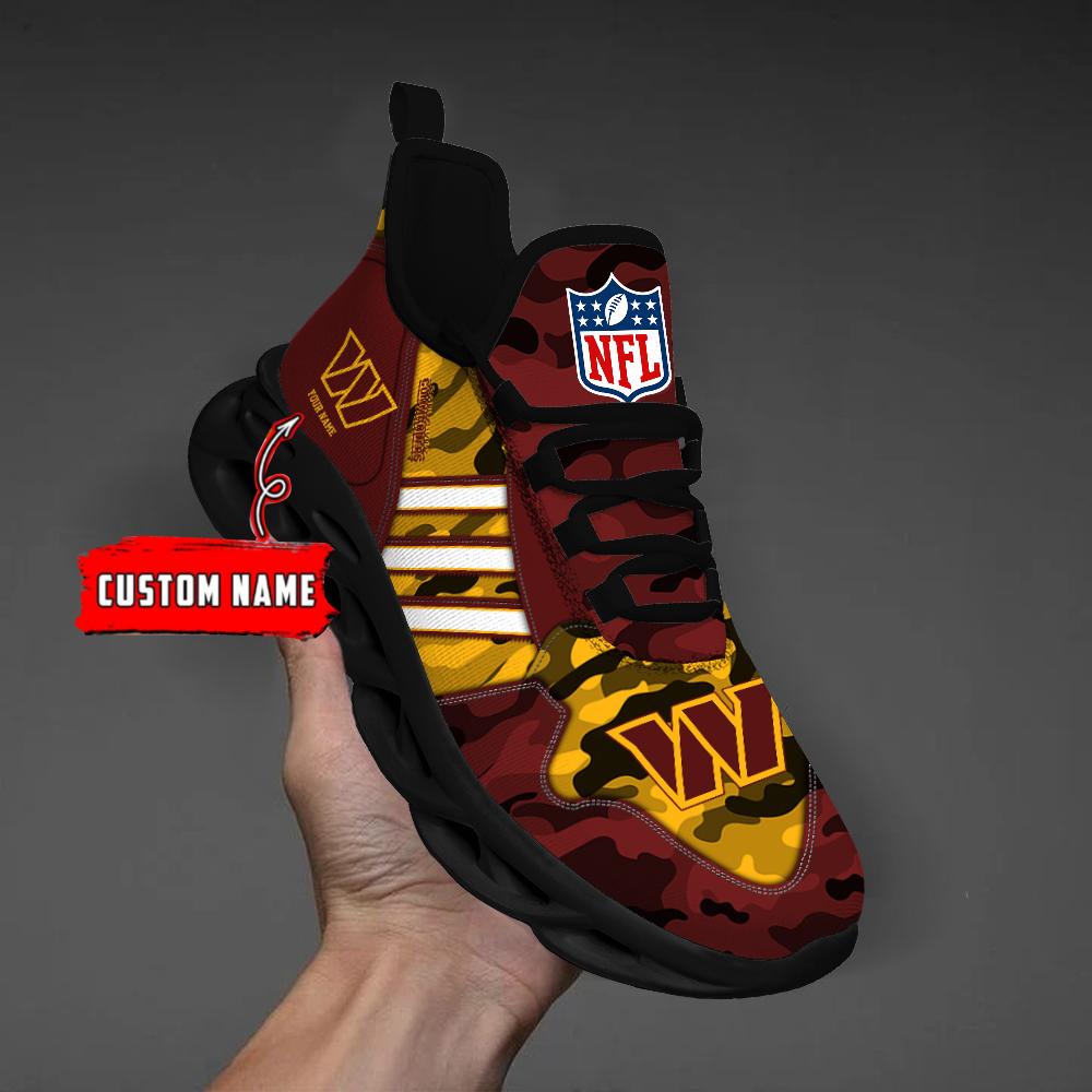 Ideafootwear Washington Commanders Max Soul Shoes Sneakers For Men And Women