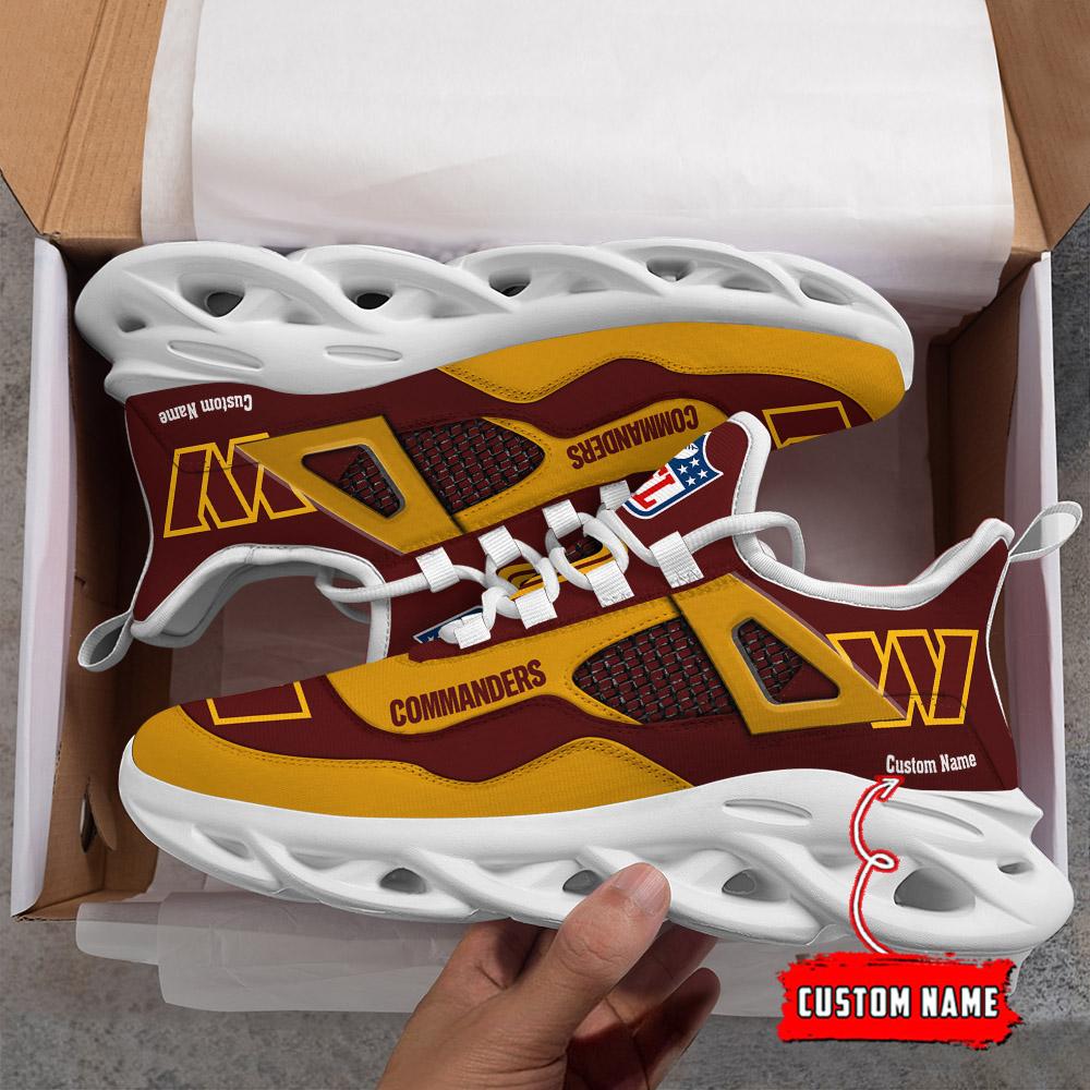 Ideafootwear Washington Commanders Max Soul Shoes Sneakers For Men And Women