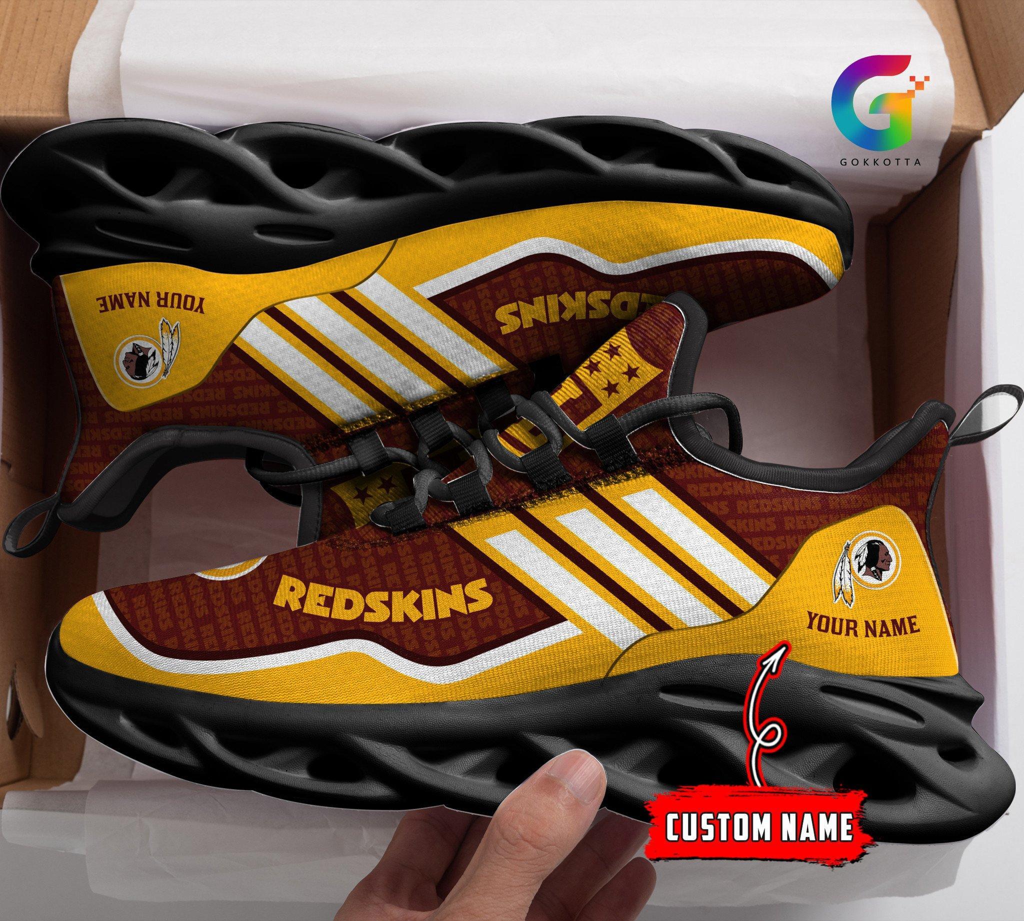 Ideafootwear Washington Commanders Max Soul Shoes Sneakers For Men And Women