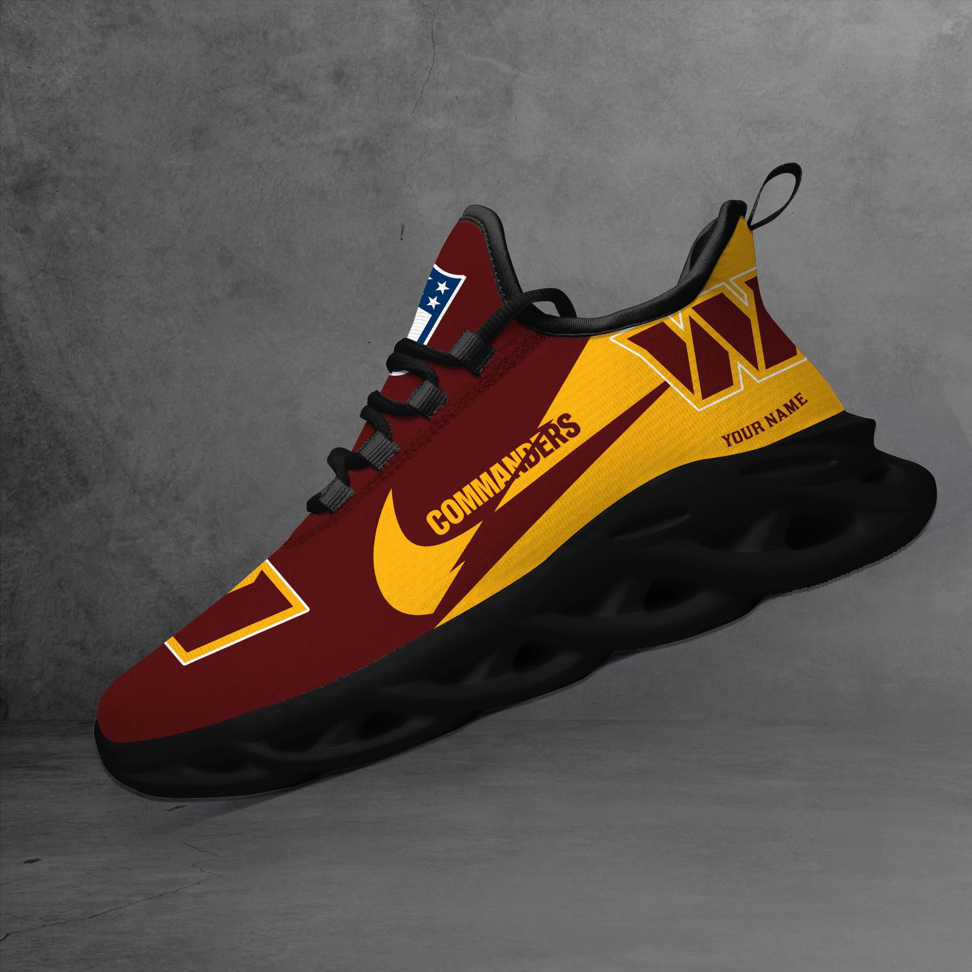Ideafootwear Washington Commanders Max Soul Shoes Sneakers For Men And Women