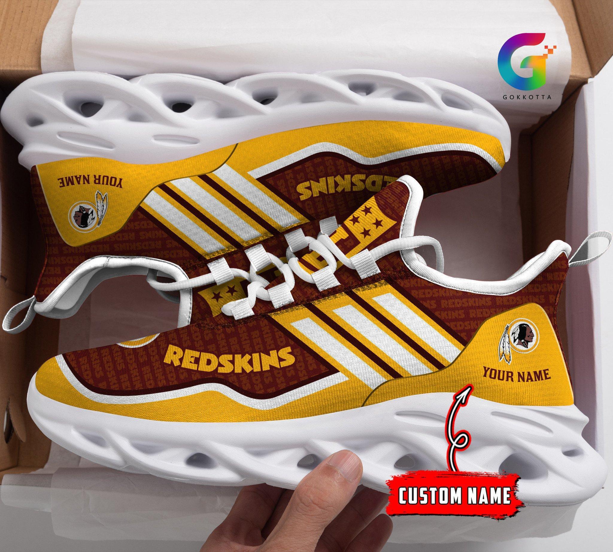 Ideafootwear Washington Commanders Max Soul Shoes Sneakers For Men And Women
