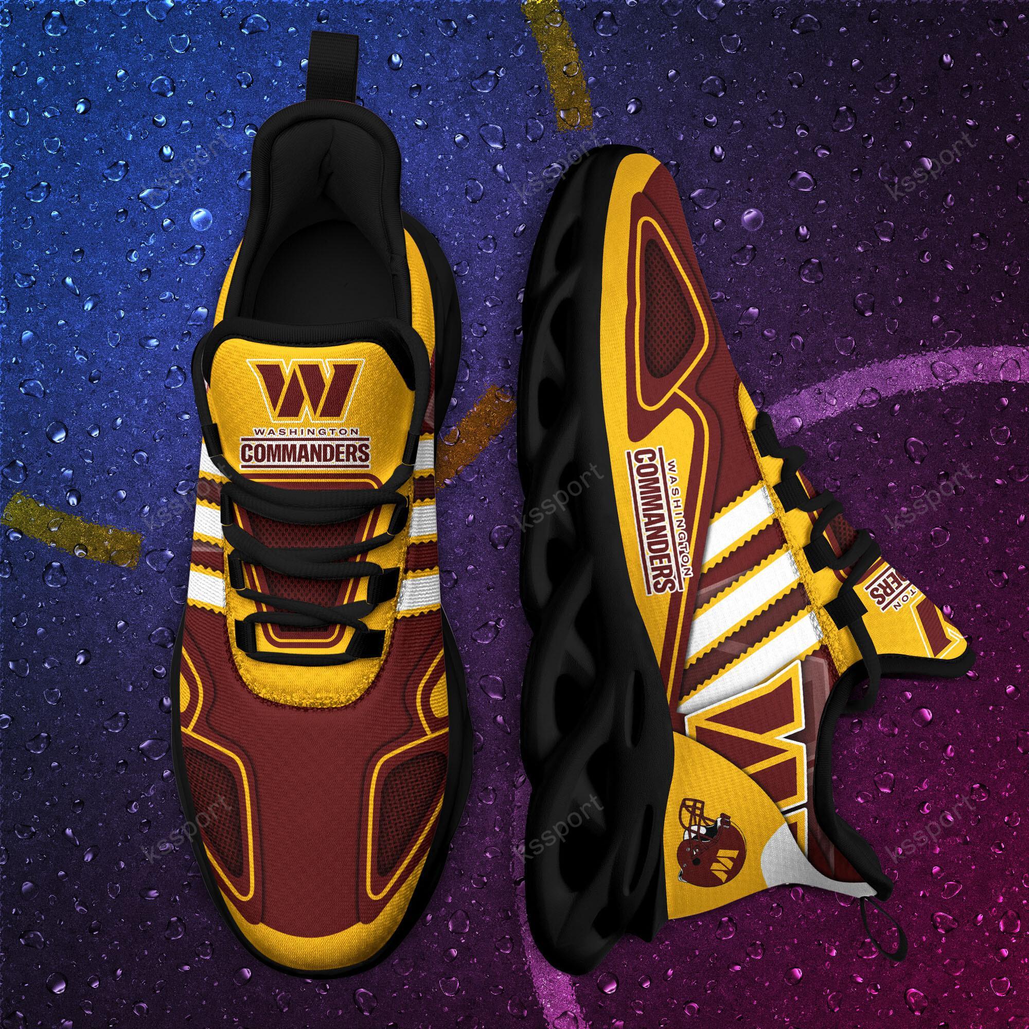 Ideafootwear Washington Commanders Max Soul Shoes Sneakers For Men And Women