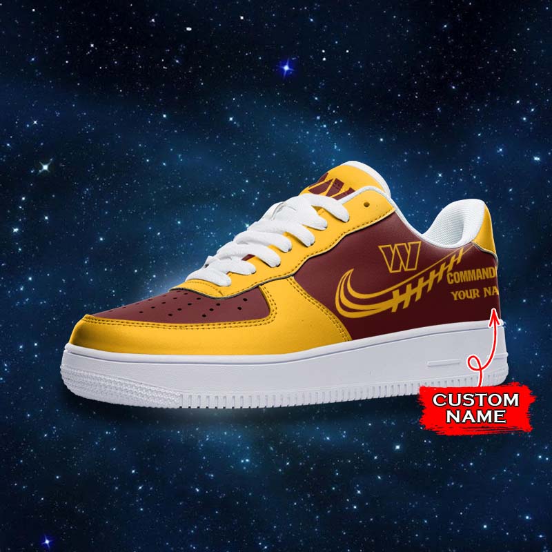 Ideafootwear Washington commanders NFL Air Low-Top Sneakers Shoes For Men And Women