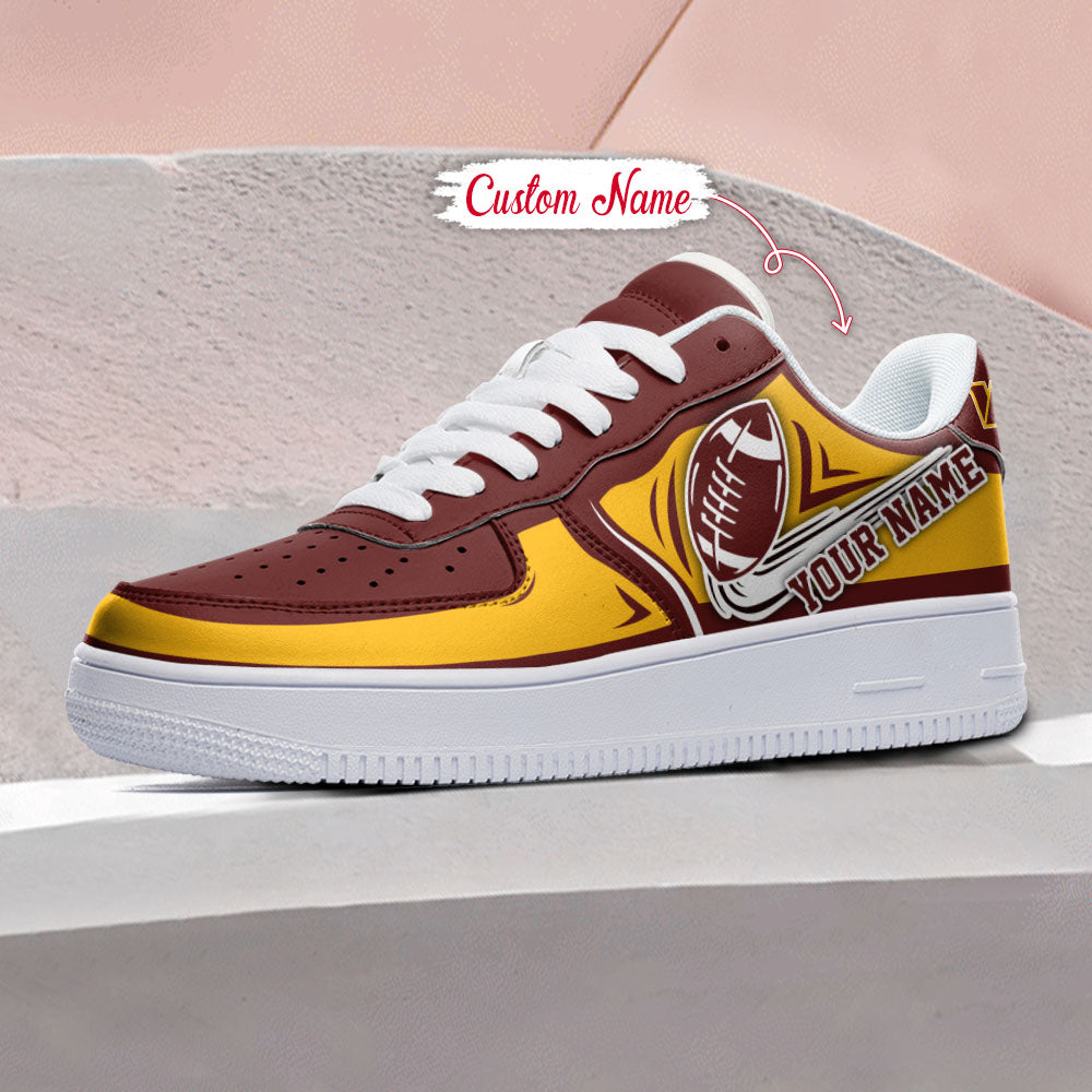 Ideafootwear Washington Commanders NFL Air Low-Top Sneakers Shoes For Men And Women