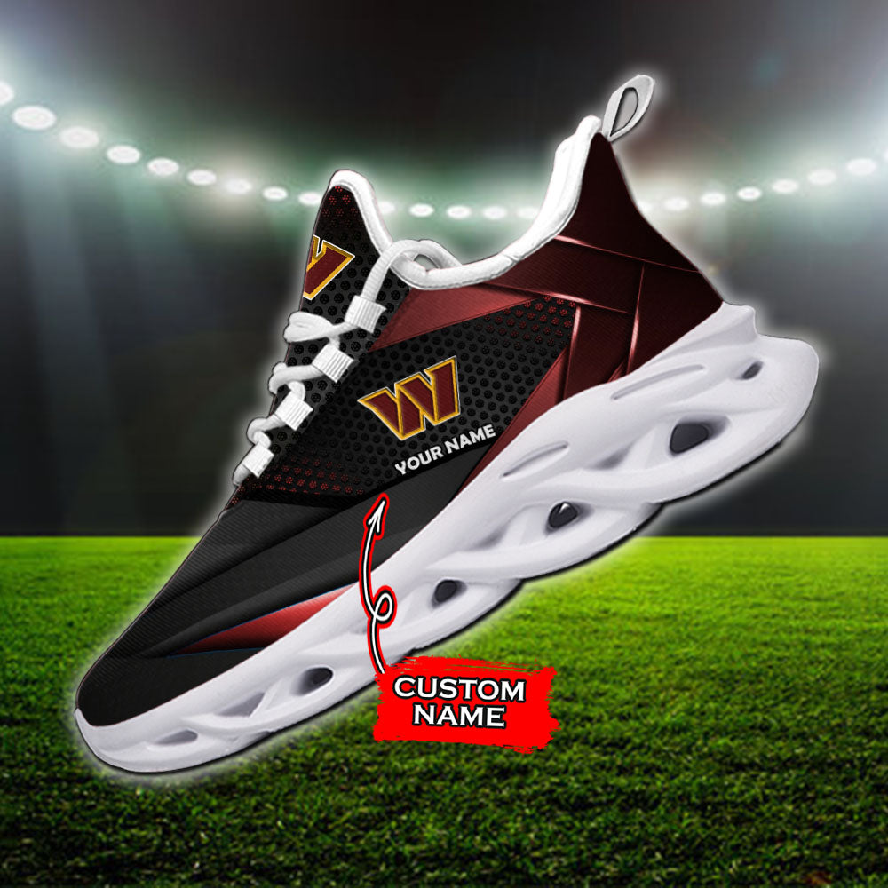 Ideafootwear Washington Commanders NFL Max Soul Shoes Sneakers For Men And Women