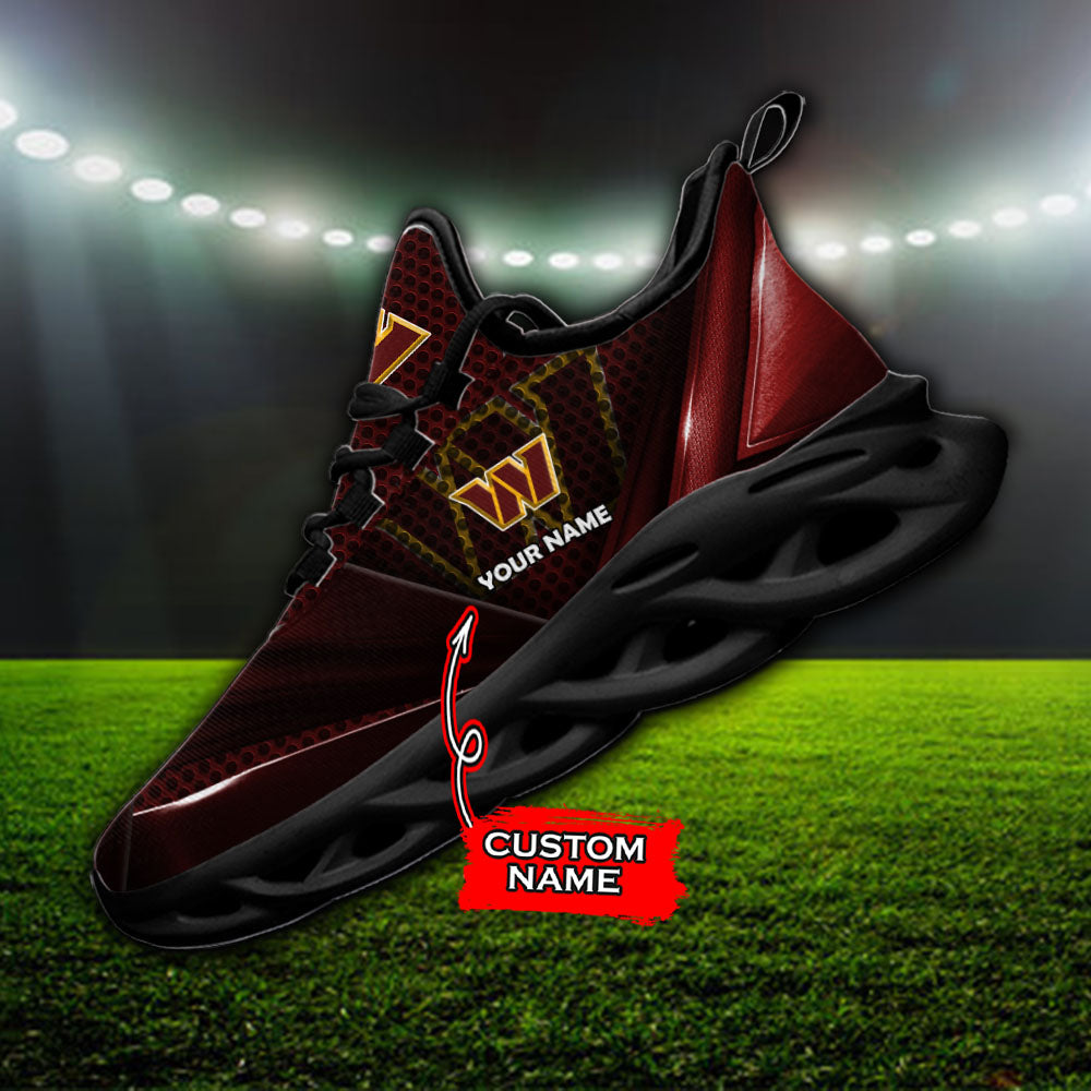 Ideafootwear Washington Commanders NFL Max Soul Shoes Sneakers For Men And Women