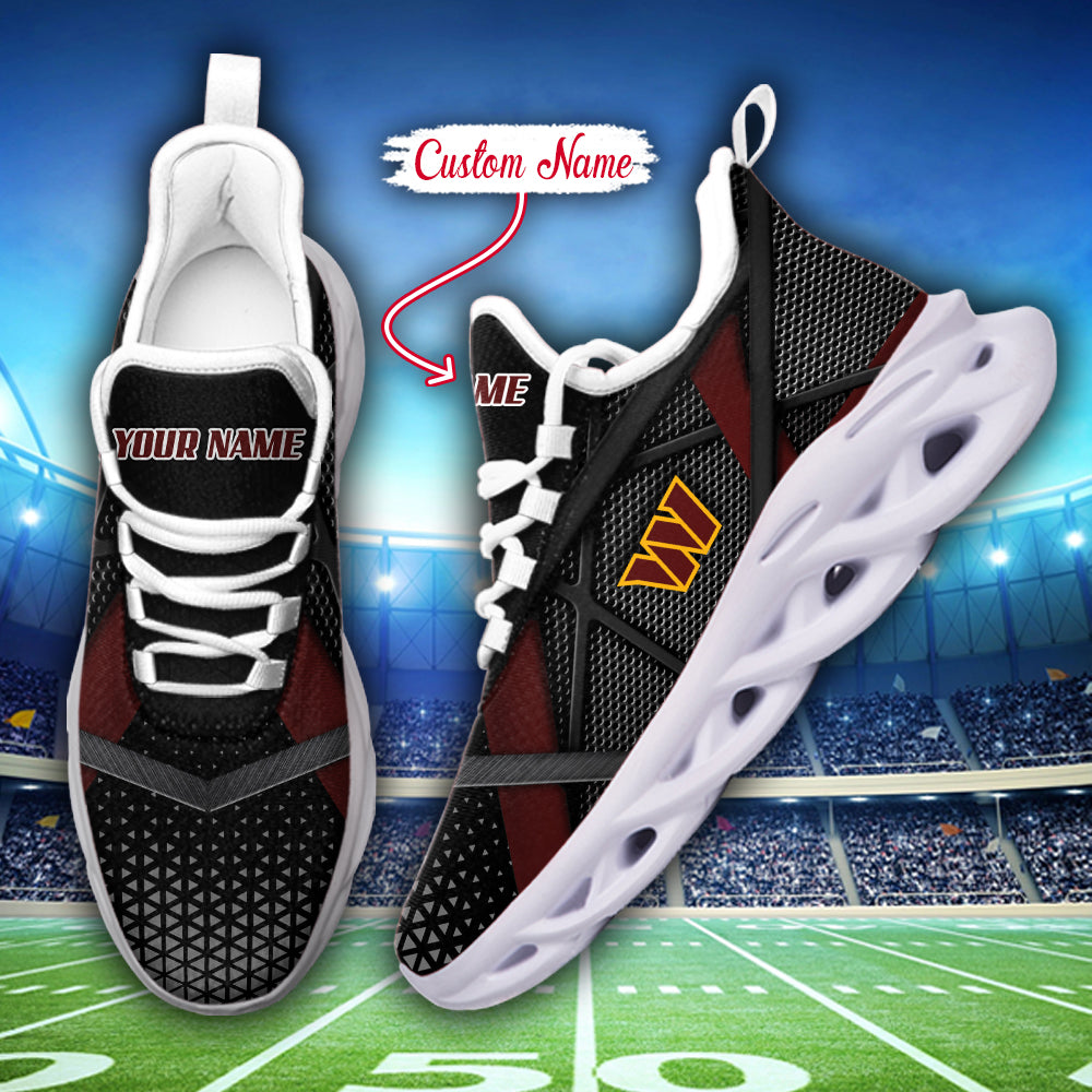 Ideafootwear Washington Commanders NFL Max Soul Shoes Sneakers For Men And Women