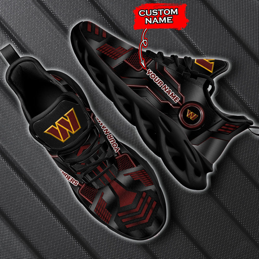 Ideafootwear Washington Commanders NFL Max Soul Shoes Sneakers For Men And Women
